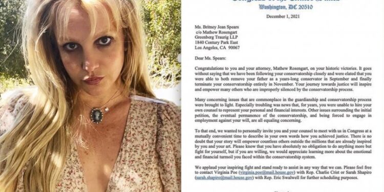 Бритниг АНУ-ын Конгресст илтгэл тавихыг урьжээ